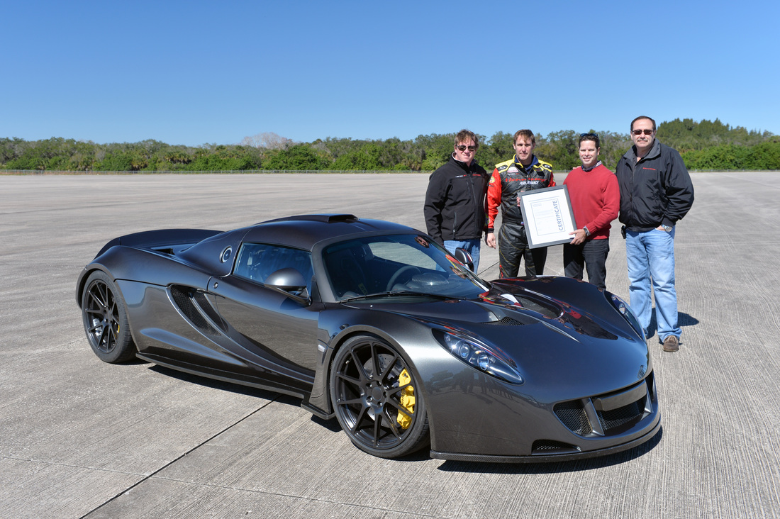 Venom GT and World Record Certificate